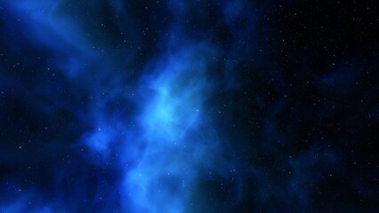 Obraz premium nebula gas cloud in deep outer space, science fiction illustrarion, colorful space background with stars 3d render 