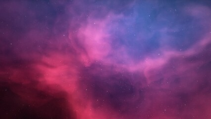 nebula gas cloud in deep outer space, science fiction illustrarion, colorful space background with stars 3d render	
