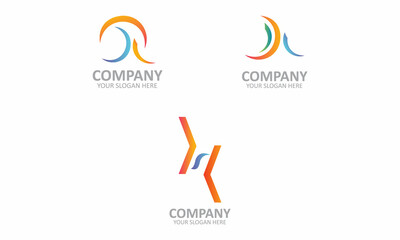 Creative Set of  AAN  logo design