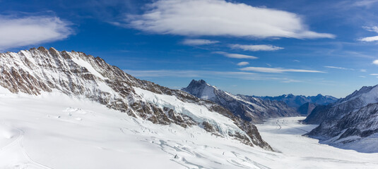 Switzerland Jungfraujoch Mountain View