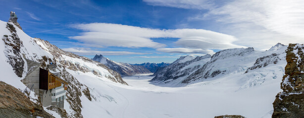 Switzerland Jungfraujoch Mountain View