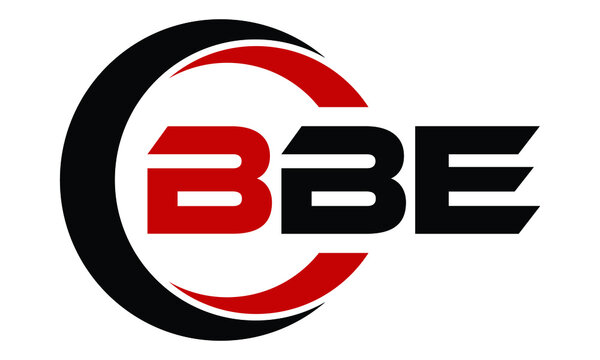 BBE swoosh logo design vector template | monogram logo | abstract logo | wordmark logo | lettermark logo | business logo | brand logo | flat logo.	
