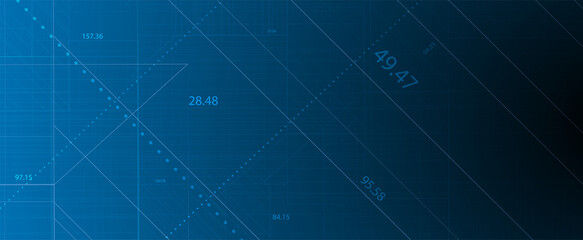 Technology data background, idea of global business solution