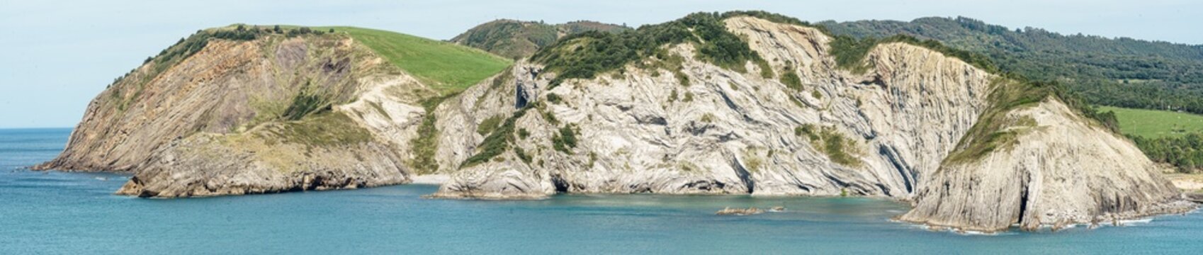 Coastline in Gorliz Basque country