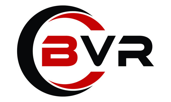 BVR swoosh logo design vector template | monogram logo | abstract logo | wordmark logo | lettermark logo | business logo | brand logo | flat logo.	
