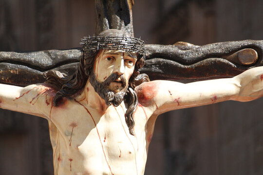 Holy week procession in Spain
