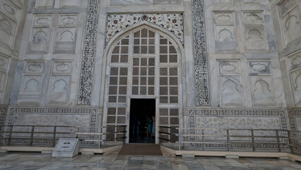 Taj Mahal Masolueum Entrance, Agra, Uttar Pradesh, India