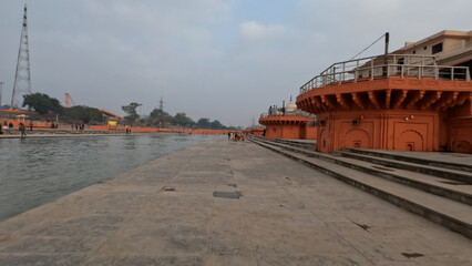 Ram ki Paudi, Ayodhya, Uttar Pradesh, India; Travel and Tourism in the Historic city from India...