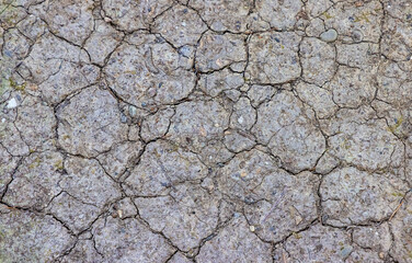 dry cracked dark earth texture