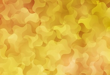Light Orange vector abstract polygonal pattern.