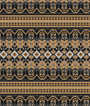 fabric textile pattern, Indonesian traditional ethnic abstract motif design