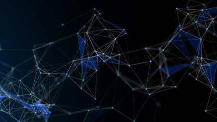 video, 4k, sfondo, collegamenti, network, molecole, - Powered by Adobe