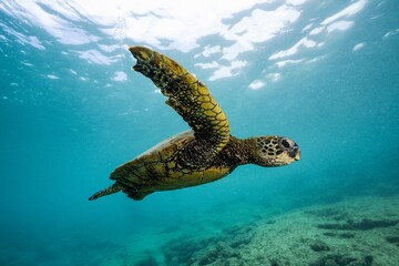 Obraz na płótnie Canvas Sea Turtle, Honu, Hawaii