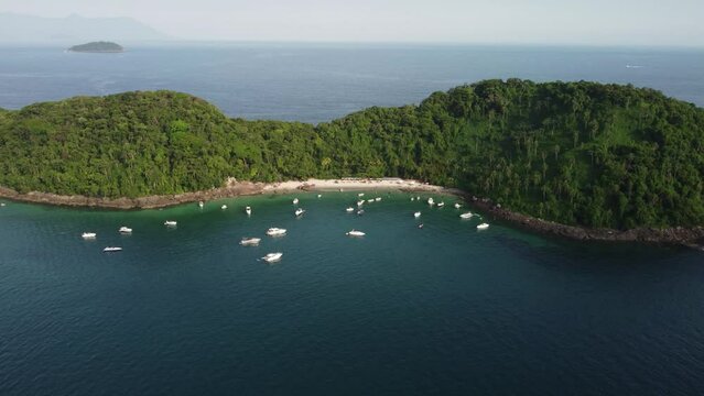 Islands in Maresias, North Coast of Sao Paulo, Brazil
