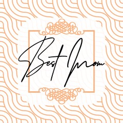 Happy Mother's Day Heart-Typocraphic illustration vector Calligraphy Background, celebration card,printable, ornaments celebrations, gift card invitation