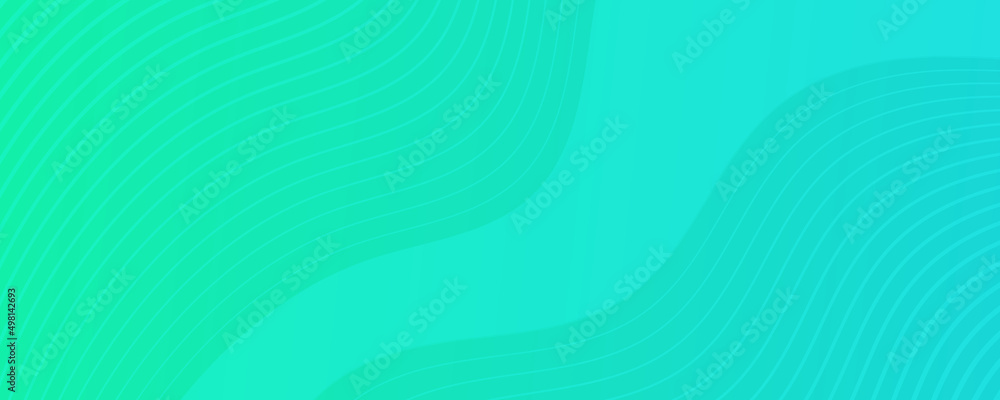 Poster modern colorful gradient background with wave lines