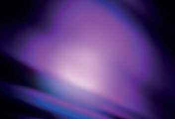 Dark Purple vector blurred shine abstract background.