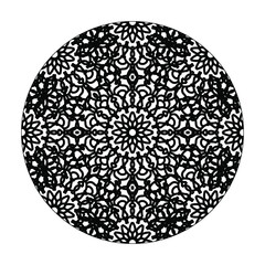 Circular pattern mandala art decoration elements