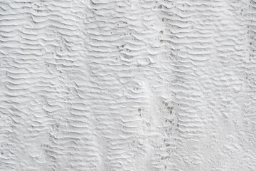 Stone texture covered with calcium deposits. Pamukale texture. Light back.