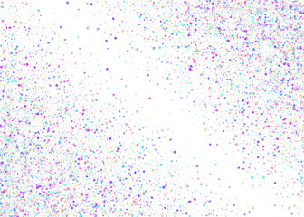 Birthday Texture. Fantasy Foil. Laser Multicolor Decoration. Rainbow Effect. Purple Disco Sparkles. Kaleidoscope Tinsel. Shiny Banner. Fiesta Art. Violet Birthday Texture