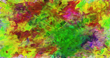 Abstract colorful painting. Grunge concept