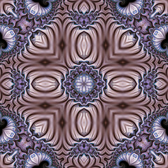 seamless pattern. fractal background. beautiful curlicues.