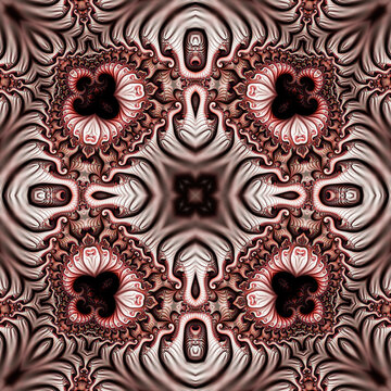 seamless pattern. fractal background. beautiful curlicues.