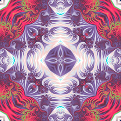 seamless pattern. fractal background. beautiful curlicues.