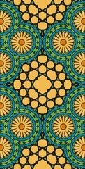 Fractodome Colorful Seamless Fractal Patterns