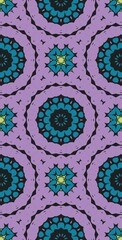 Fractodome Colorful Seamless Fractal Patterns