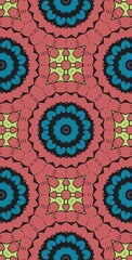 Fractodome Colorful Seamless Fractal Patterns