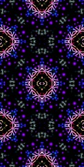 Fractodome Colorful Seamless Fractal Patterns