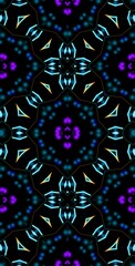 Fractodome Colorful Seamless Fractal Patterns