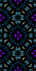 Fractodome Colorful Seamless Fractal Patterns