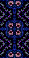 Fractodome Colorful Seamless Fractal Patterns