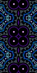 Fractodome Colorful Seamless Fractal Patterns