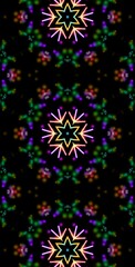 Fractodome Colorful Seamless Fractal Patterns