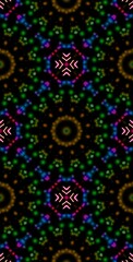 Fractodome Colorful Seamless Fractal Patterns