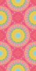 Fractodome Colorful Seamless Fractal Patterns