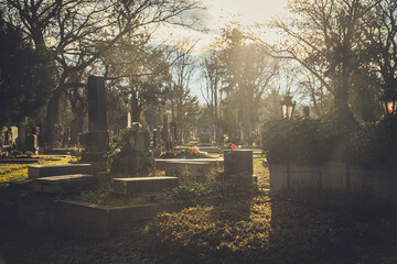 Obraz premium Zentralfriedhof Wien-Simmering