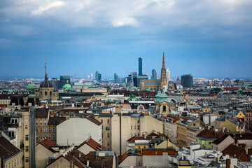 Obraz premium Blick über Wien