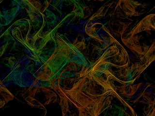 surreal futuristic digital 3d design art abstract background fractal illustration for meditation and decoration wallpaper