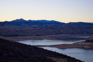 Southern California Sunsets at Pyramid Lake