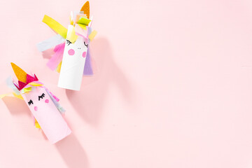 Toilet paper roll crafts unicorn