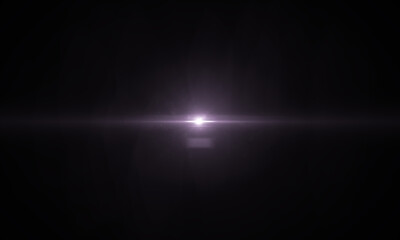 Lens Flare light over background. Easy to add overlay or screen filter over photos