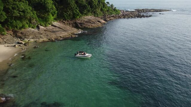 Islands in Maresias, North Coast of Sao Paulo, Brazil