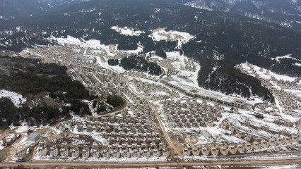 Mudurnu - Bolu - Turkey, 15 February, 2022, chateau houses, Burj Al Babas