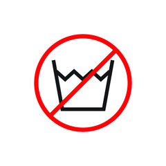 No wash icon design. vector illustration