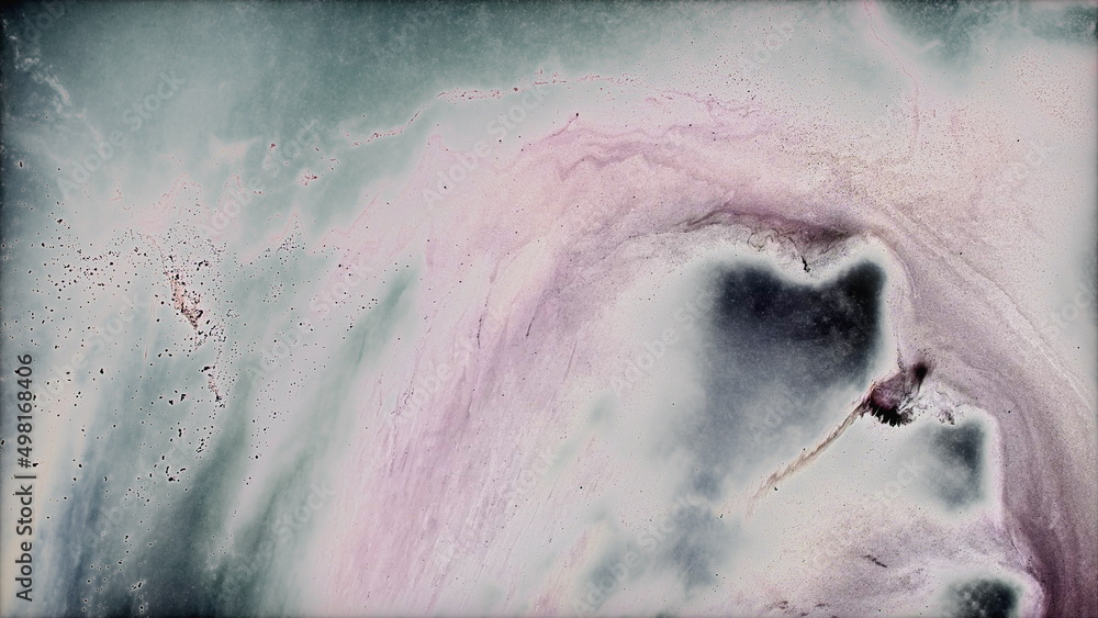 Poster abstract fluid dust. computer generated 3d render