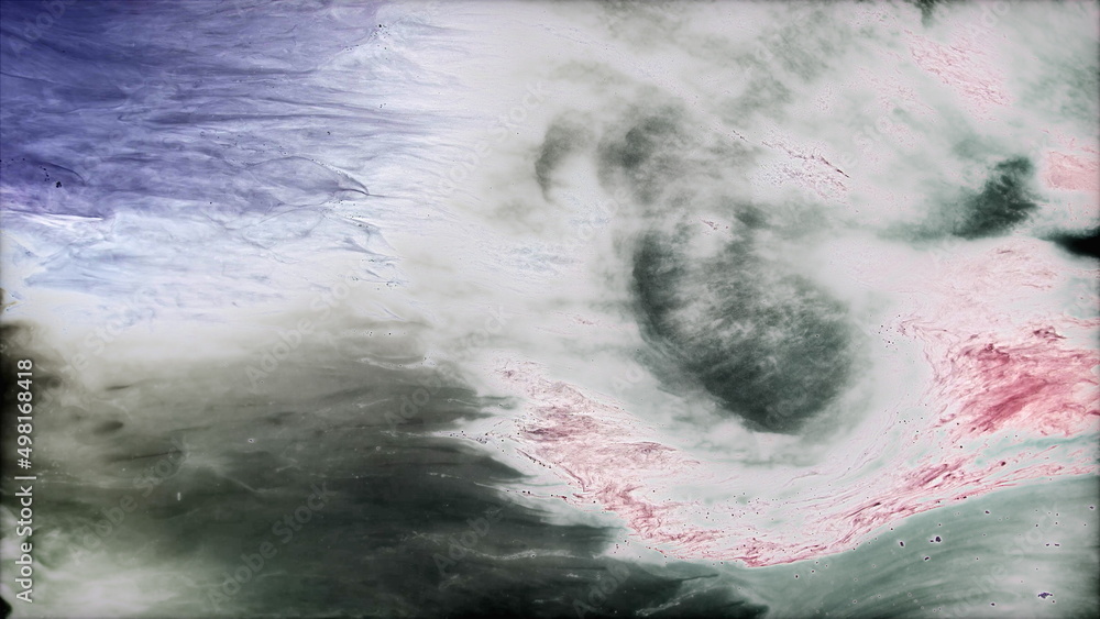Poster abstract fluid dust. computer generated 3d render
